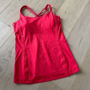 Lululemon red Tank size 8